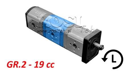 BOMBA HIDRÁULICA 20A19X156 MEIO GR.2 19 CC ESQUERDA