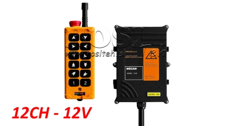 CONTROLADOR DE RÁDIO 12CH - 12V