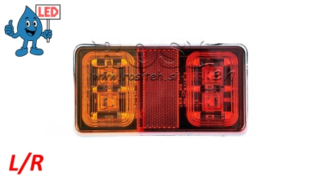 LÂMPADA TRASEIRA LED 3 FUNÇÕES 12V-24V COMBINADA