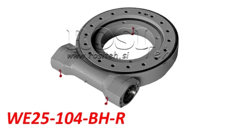 SÉRIE DE ENGRENAGEM DE VERME WE HP WE25-104-BH-R