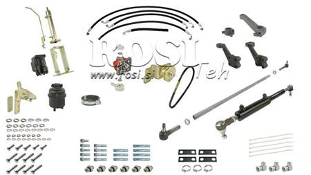 CONJUNTO DE DIREÇÃO HIDRÁULICA HIDROSTÁTICA URSUS C330 - CILINDRO LATERAL