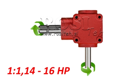 ENGRENAGEM ANGULAR L-155J 1: 1.14 (16HP-12KW)