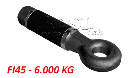 GANCHO DE REBOQUE GIRATÓRIO FI45 6000/1100KG