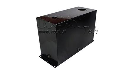 RESERVATÓRIO METÁLICO 45 LITROS CUBO 400x250x635mm PREPARAÇÃO PARA FILTRO DE RETORNO