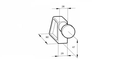 TIPO DE FECHO LATERAL CIERE PEQUENO - dimensões