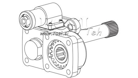 SAÍDA PARA BOMBA HIDRÁULICA - VOLVO SR-1700-2
