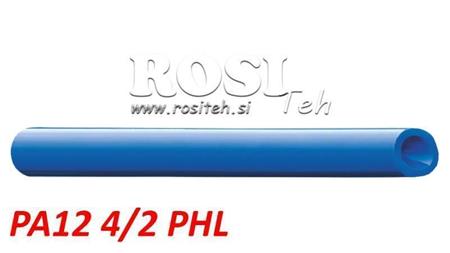 PA 4/2 PA12PHL MODRA CEV ZA ZRAK POLIAMID DIN73378