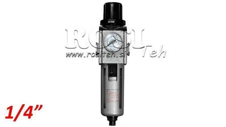 REGULADOR DE FILTRO PNEUMÁTICO 200 G1/4 40µ 0-10b