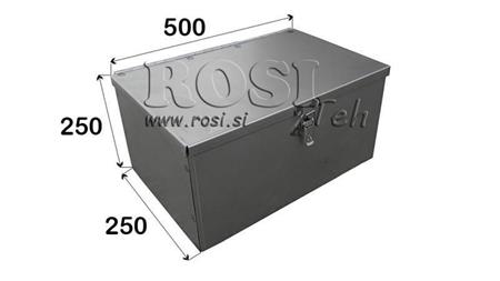 CAIXA DE METAL 500X250X250