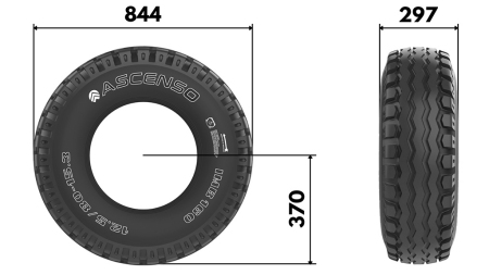 11,5/80-15,3 PNEUMÁTICA AW909 14PL