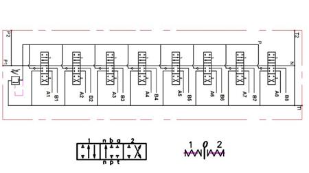 VÁLVULA HIDRÁULICA 8xPC70 2X JOYSTICK