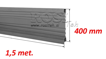 PAINEL LATERAL PARA CARRETA BASCULANTE 1,5 MET. - ALTURA 400 MM