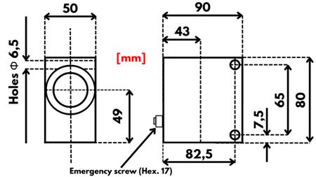 OHIŠJE ZA 2 POTNI HID.VENTIL REXROTH 1 150-LIT
