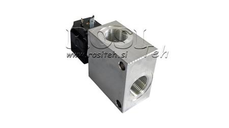 VÁLVULA DE 2 VIAS 3/4 (NC) 24V - 150lit