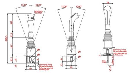JOYSTICK NIMCO PARA POLIA KROGLE - 1x BOTÃO