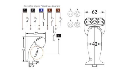 MANETE DE CONTROLE REMOTO ROSI JOYSTICK - 2 BOTÕES