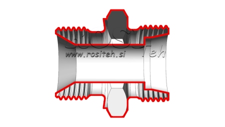 INTERRUPTOR HIDRÁULICO DUPLO AL 8-BSP1/2