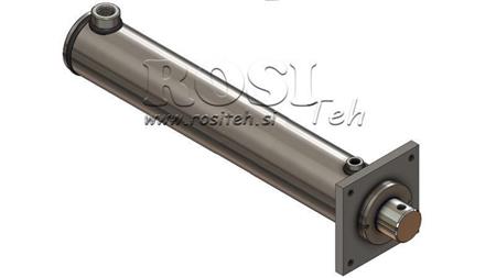 CILINDRO HIDRÁULICO PARA DIVISOR DE MADEIRA COM PLACA DE MONTAGEM 110/70-1100