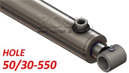 cilindro hidráulico furo 50-30-550