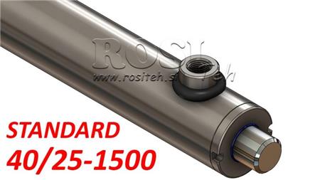 CILINDRO HIDRÁULICO PADRÃO 40/25-1500