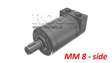 MOTOR HIDRÁULICO MM 8 -LATERAL