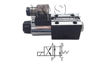 VÁLVULA ELETROMAGNÉTICA HIDRÁULICA CETOP 3 12/24/230V N51A