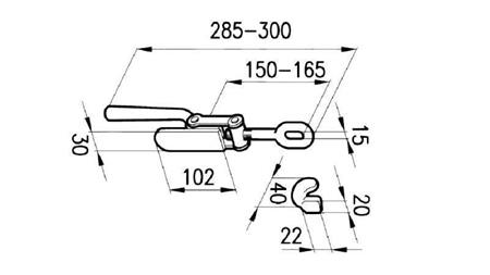 FECHO LATERAL TIPO FRANCIA