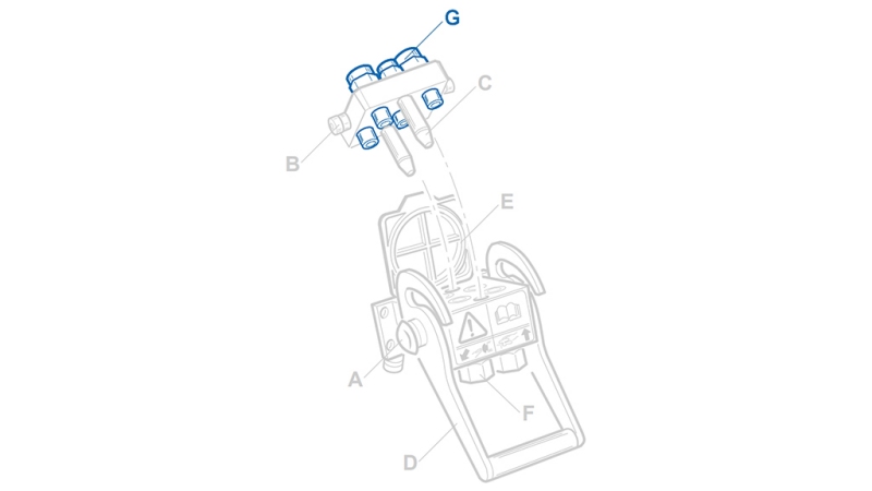 CONECTOR RÁPIDO MACHO PARA MULTI-FASTER 9/16 3PLK 3PLV B PARTE MÓVEL
