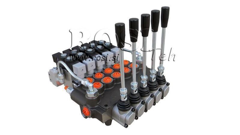 VÁLVULA HIDRÁULICA 5xP80 - EO 12V